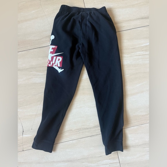 Nike Kids Black Joggers with Red Logo Jordan - Picture 6 of 6